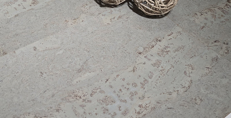 Naturals Fix Cork Glue Down Floor Tiles Primus Dove Blue - Image 4