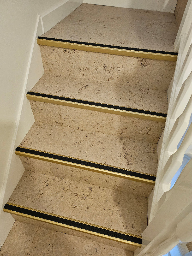 Cork Naturals Fix Glue Down Floor Tiles Twist Cream - Image 6