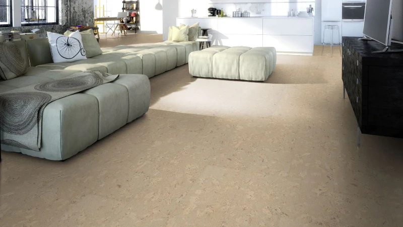NaturTrend Cork Floating Floors Marmor Cream - Image 3