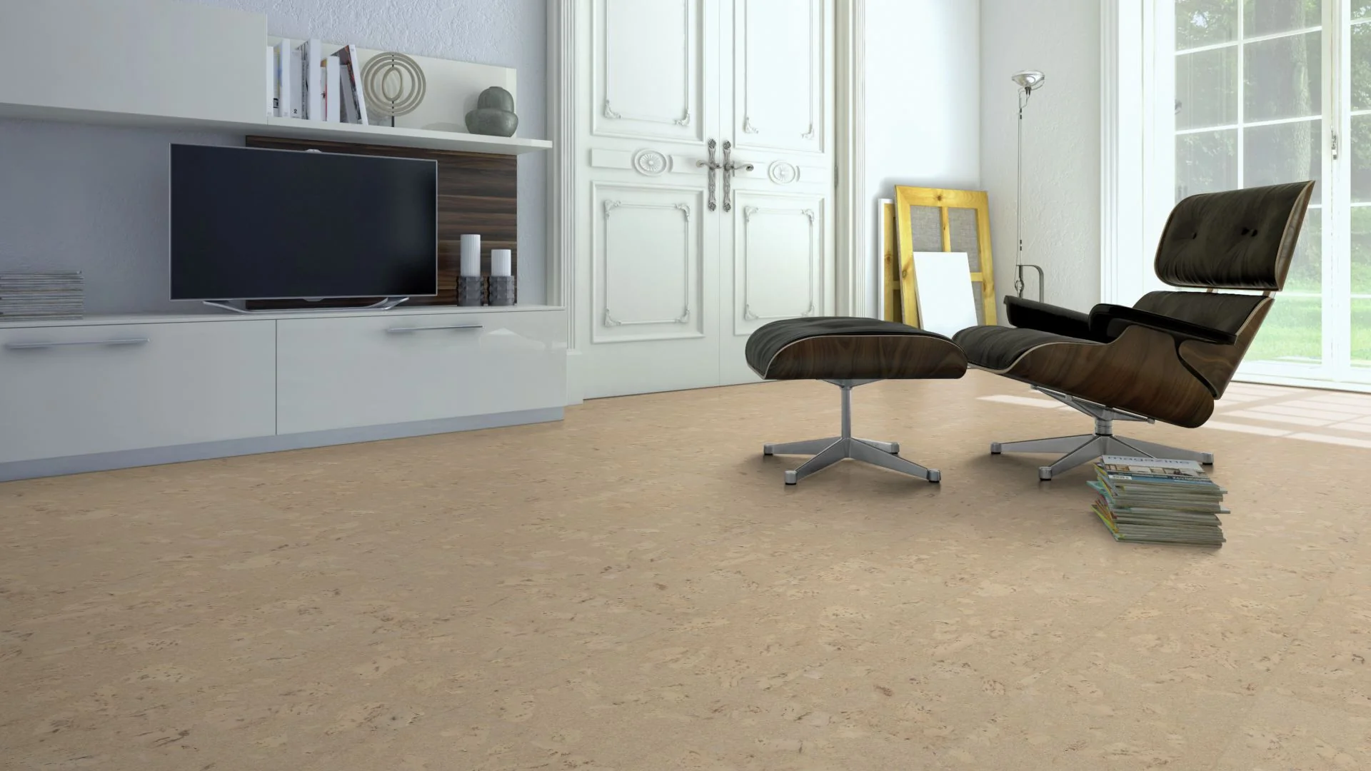 NaturTrend Cork Floating Floors Marmor Cream - Image 5